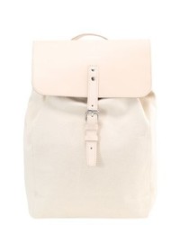 weißer Segeltuch Rucksack von SANDQVIST