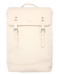 weißer Segeltuch Rucksack von SANDQVIST