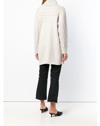 weißer Strick Oversize Pullover von Blumarine