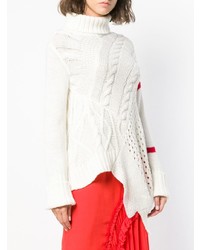weißer Strick Oversize Pullover von Preen Line