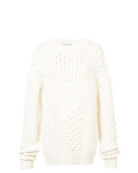 weißer Strick Oversize Pullover von JW Anderson