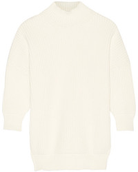 weißer Strick Oversize Pullover von Victoria Beckham