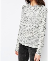 weißer Strick Pullover von Vero Moda