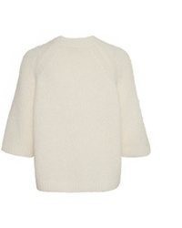 weißer Strick Pullover von Kaffe
