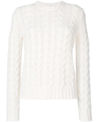 weißer Strick Pullover von Max Mara