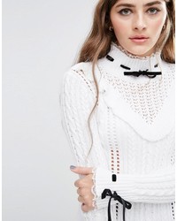 weißer Strick Pullover von Asos