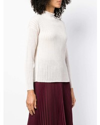 weißer Strick Rollkragenpullover von Molli