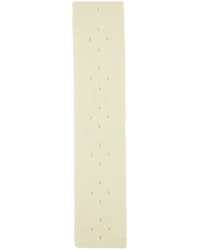 weißer Strick Schal von Molly Goddard