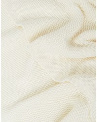 weißer Strick Schal von Vila