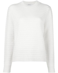 weißer Strick Wollpullover von Norse Projects