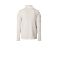 weißer Strick Wollrollkragenpullover von MAERZ Muenchen