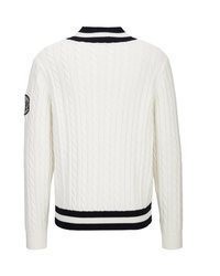 weißer Strickpullover von 19V69 ITALIA