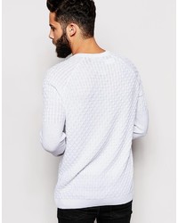 weißer Strickpullover von Asos