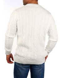 weißer Strickpullover von Carisma