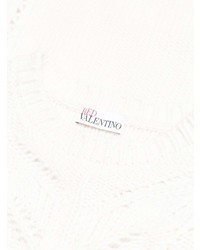 weißer Strickpullover von RED Valentino