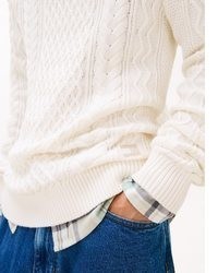 weißer Strickpullover von Tommy Jeans