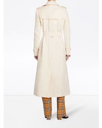 weißer Trenchcoat von Burberry