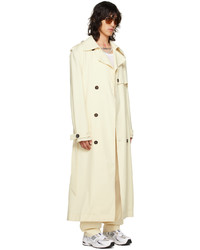 weißer Trenchcoat von LU'U DAN