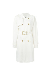 weißer Trenchcoat von Versace Vintage