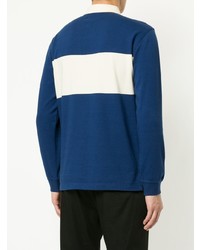 weißer und blauer Polo Pullover von Kent & Curwen