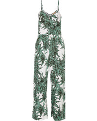 weißer und grüner Jumpsuit