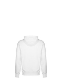weißer und schwarzer bedruckter Pullover mit einem Kapuze von New Balance