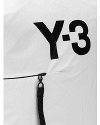 weißer und schwarzer bedruckter Rucksack von Y-3