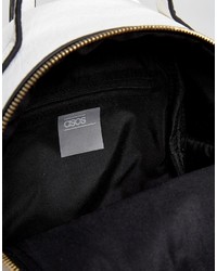 weißer verzierter Rucksack von Asos