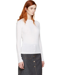 weißer Wollpullover von Carven