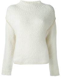 weißer Wollpullover von Sportmax