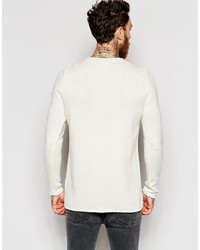 weißer Wollrollkragenpullover von Asos