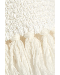 weißer Wollrollkragenpullover von Proenza Schouler