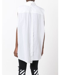 weißes ärmelloses Hemd von Unravel Project