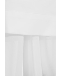 weißes ärmelloses Oberteil aus Seide von DKNY