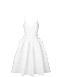 weißes ausgestelltes Kleid von Alex Perry