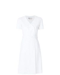 weißes ausgestelltes Kleid von Courrèges Vintage