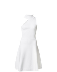 weißes ausgestelltes Kleid von Cushnie et Ochs