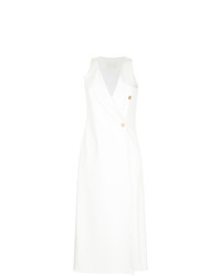 weißes ausgestelltes Kleid von Dion Lee