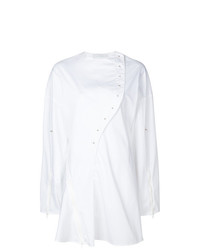 weißes ausgestelltes Kleid von Esteban Cortazar