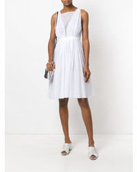 weißes ausgestelltes Kleid von N°21