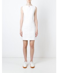 weißes ausgestelltes Kleid von Courrèges Vintage