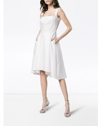 weißes ausgestelltes Kleid von OSMAN