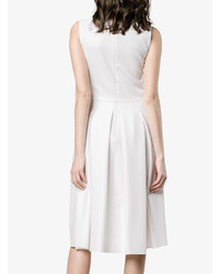 weißes ausgestelltes Kleid von OSMAN