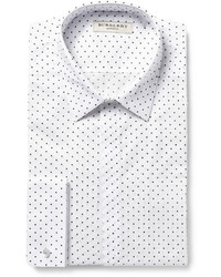 weißes bedrucktes Businesshemd von Burberry