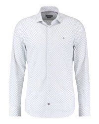 weißes bedrucktes Businesshemd von Tommy Hilfiger
