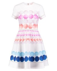 weißes bedrucktes Freizeitkleid von Ted Baker