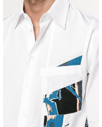 weißes bedrucktes Hemd von Marni