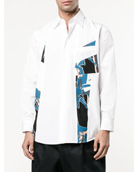 weißes bedrucktes Hemd von Marni