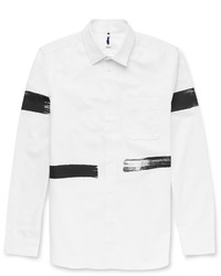 weißes bedrucktes Hemd von Oamc