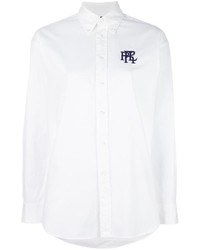weißes bedrucktes Hemd von Polo Ralph Lauren